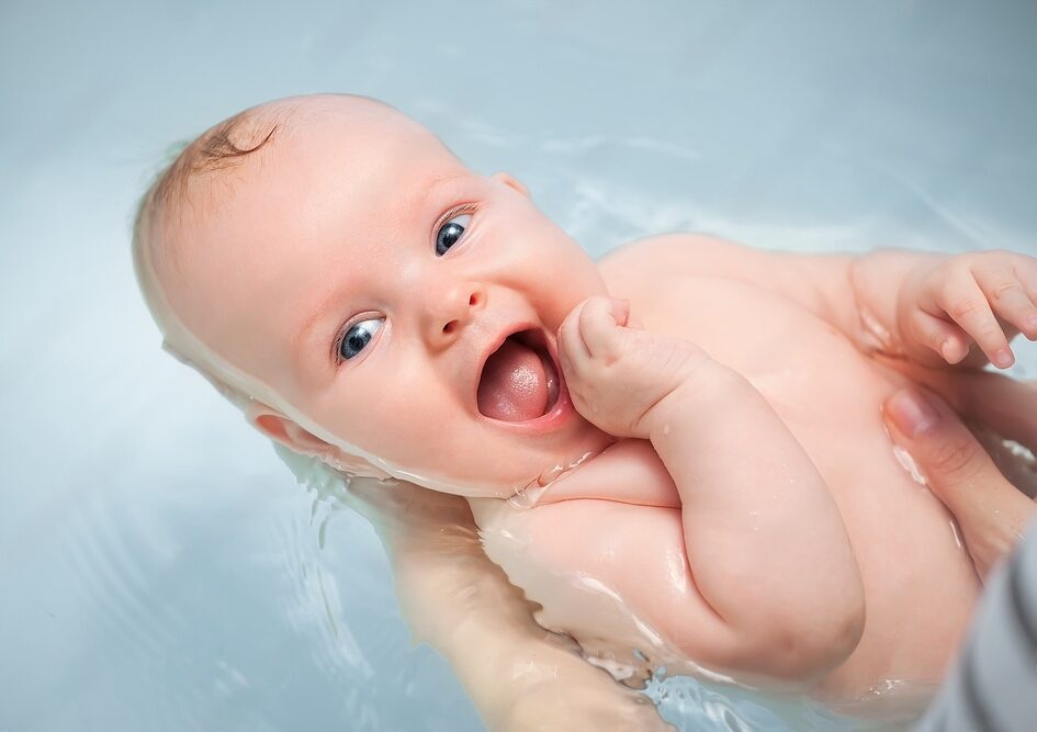 bébé bain