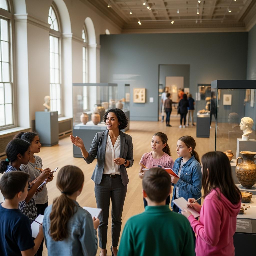 sortie scolaire au musée