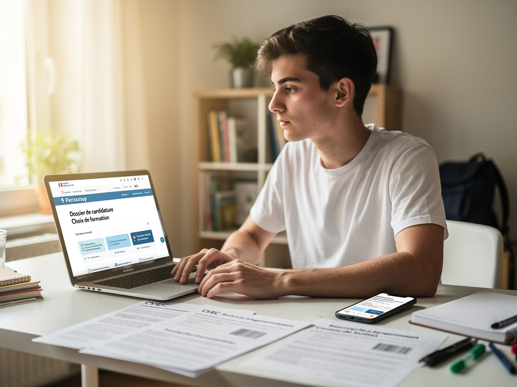 etudiant sur parcoursup
